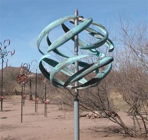 Stainless Steel Kinetic Wind Spinner Sculpture