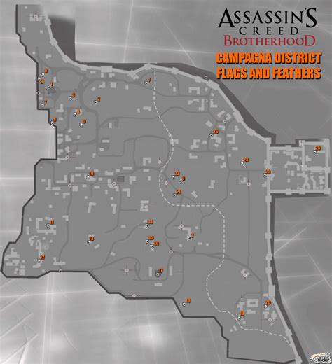 Assassins Creed Brotherhood Localização Das Bandeiras Penas