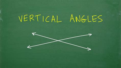 Vertical Angles Mini Lesson Youtube