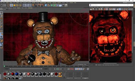Withered Freddy V2 Cinema 4d Render Five Nights At Freddys Ptbr Amino