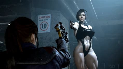 Resident Evil 2 Remake Ada Muscle Goddesss Costume Biohazard 2 Mod [4k] Youtube