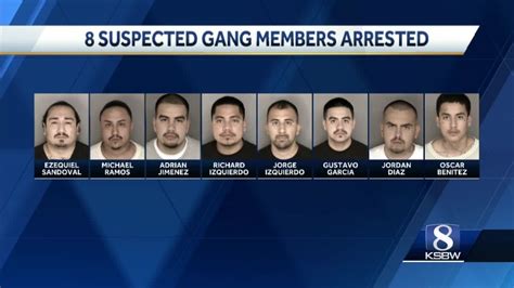Salinas Pd Arrest 8 Gang Members In Party Bust Youtube