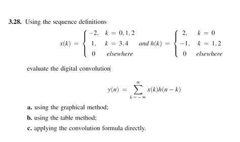 solved using the sequence definitions x k { 2 k 0 1
