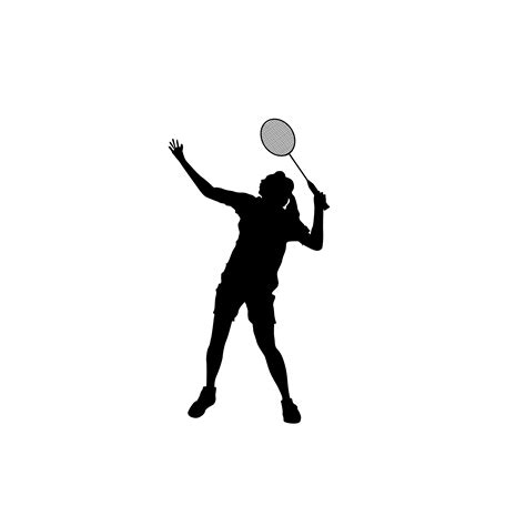 Badminton Download Clip Art Woman Playing Badmintonsketch Png