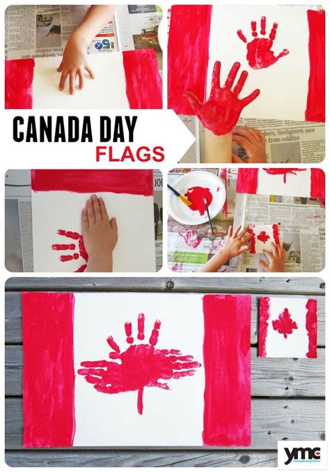Perfect way to decorate the front of the house or the front porch or the balcony! Make These Adorable Handprint Placemats for Canada Day ...