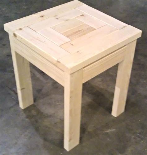 It definitely helps if your miter saw is big enough to cut through a 4×4. Diy Outdoor Side Table Easy Top Furniture Magazine End ...