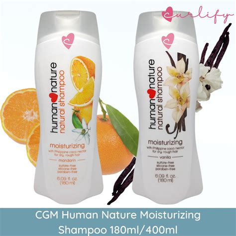 Cgm Human Nature Moisturizing Mandarinvanilla Shampoo Shopee Philippines