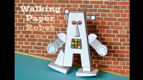 By following this video tutorial you'll learn how to make a. Walking Paper Robot - YouTube
