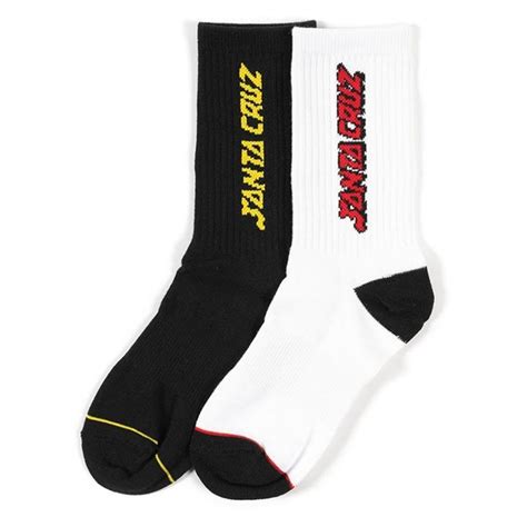 Santa Cruz Depth Strip Sock 2pk Kids Socks Underwearmadmia