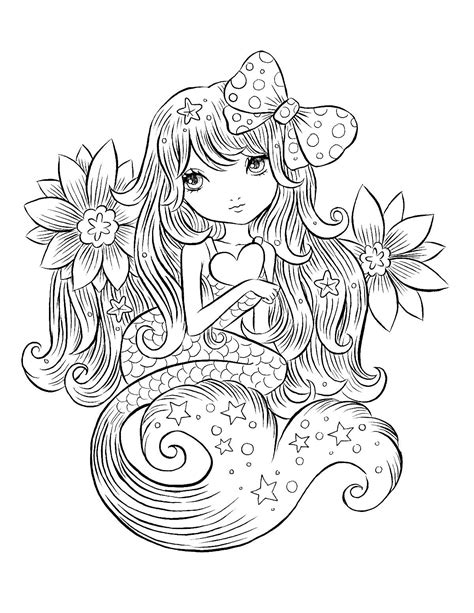 Coloring Sheets Unicorn Mermaids Coloring Pages