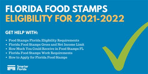 Florida Food Stamps Eligibility 2022 Guide Smarter Florida