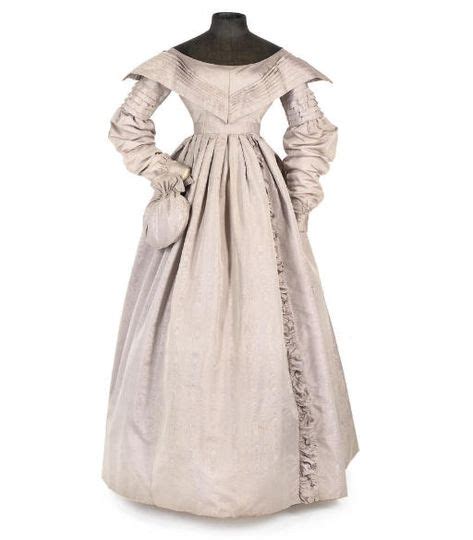 Dress Ca 1840 English Silk Taffeta This Dress Was Intended To Be