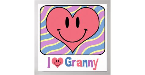 I Love Granny Poster