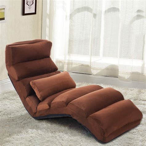 Giantex Folding Lazy Sofa Chair Stylish Sofa Couch Beds Lounge Chair W