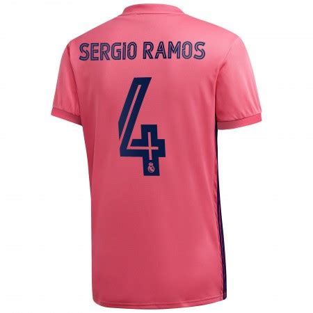 Adidas sergio ramos real madrid black 2020/21 third authentic player jersey. Maillot de Foot Real Madrid Sergio Ramos 4 Exterieur 2020/21
