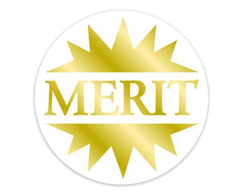 Metallic Merit Sticker 19mm Big Box School Merit Stickers