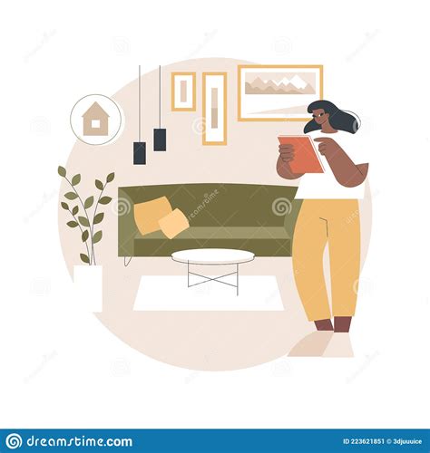 Home Staging Abstract Concept Vector Illustration Stock Vector