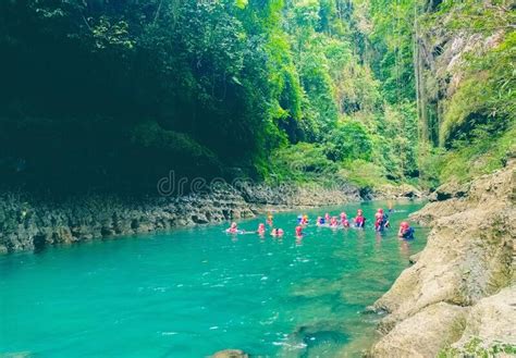 Beautiful Green Canyon In Pangandaran Indonesia Stock Photo Image Of
