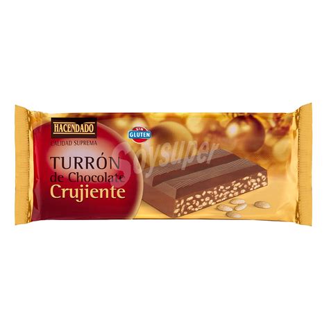 Hacendado Turron Chocolate Crujiente Pastilla G