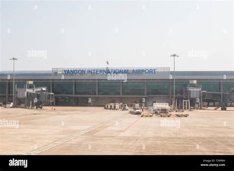 Exterior View Of Yangon International Airportmyanmar Stock Photo Alamy