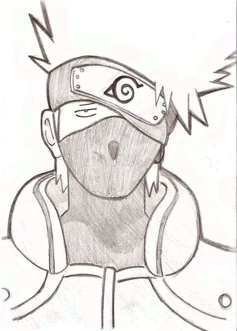 How To Draw Kakashi Hatake Step By Step Drawing Tutorials Dessiner