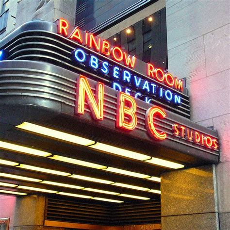 Nbc Studios Rainbow Room At Rockefeller Plaza Cool Places To Visit