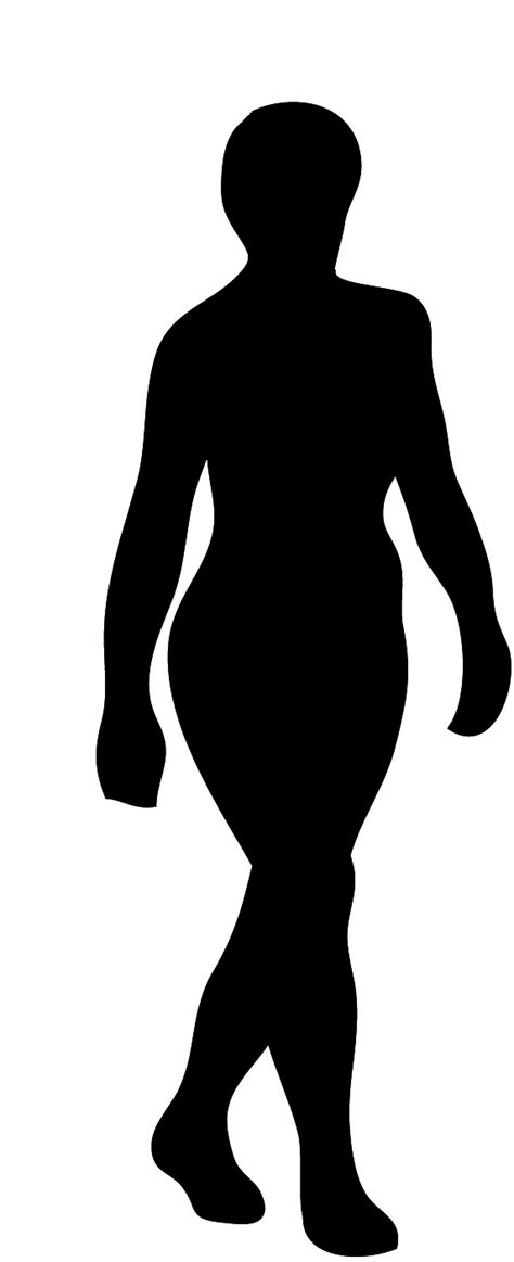 Free Female Body Silhouette Outline Download Free Female Body