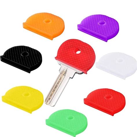 Zarrs Key Caps Covers32 Pack Universal Rubber Half Round Coloured Key