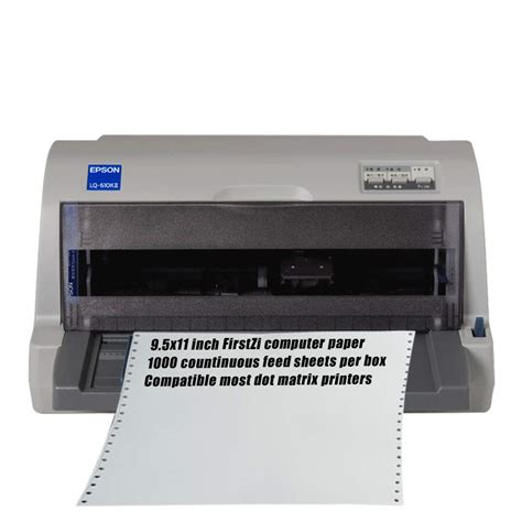Buy Firstzi 9 12 X 11 Inches Ncr Continuous Feed Computer Paper 2 Ply