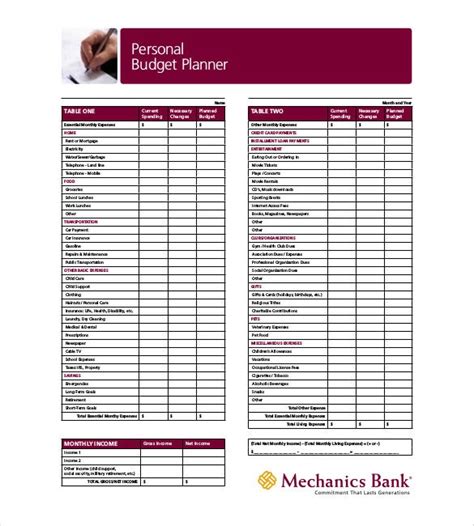 Most of them sync with your financial accounts. Simple Budget Template - 9+ Free Word, Excel, PDF Documents Download | Free & Premium Templates
