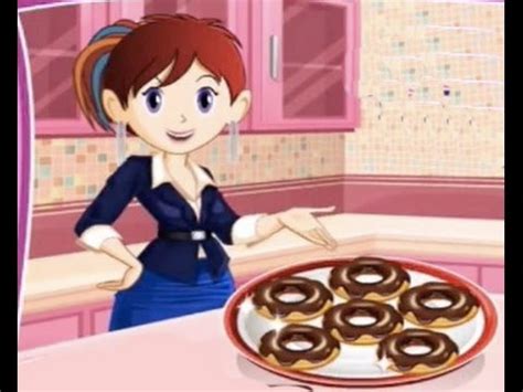 Cocina una merienda sana con sara: Donuts |Juegos de cocinar con Sara - YouTube