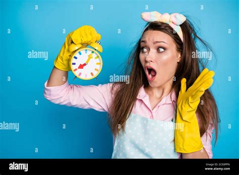 Close-up portrait of her she nice attractive worried desperate maid