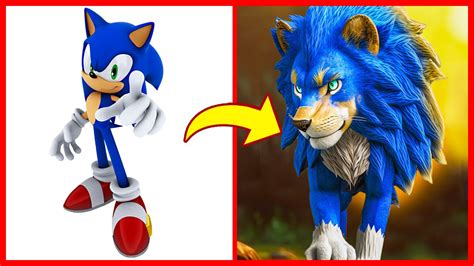Sonic The Hedgehog All Characters As Lion 2023 Youtube