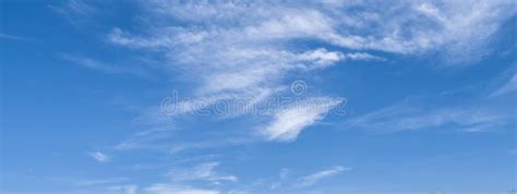Blue Sky Banners Taken In The Air Stock Image Image Of Nature