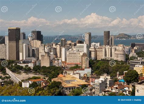 Skyline Of Downtown Rio De Janeiro Editorial Image Image 36414420