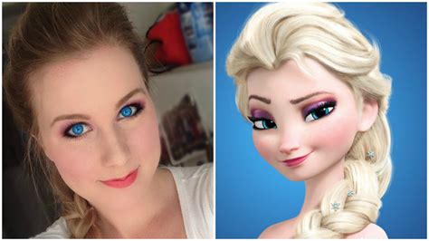 Disneys Frozen Elsa Makeup Tutorial Youtube