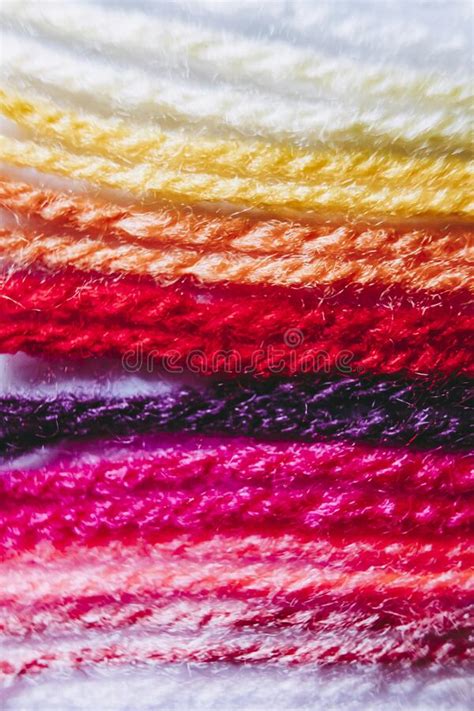 Wool Pattern Colorful Woolen Background Stock Photo Image Of