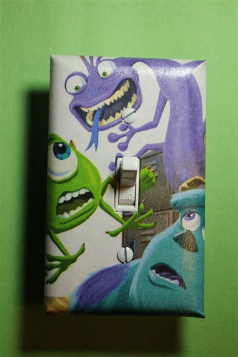 Monsters Inc Light Switch Plate Cover Comic Book By Comicrecycled 7