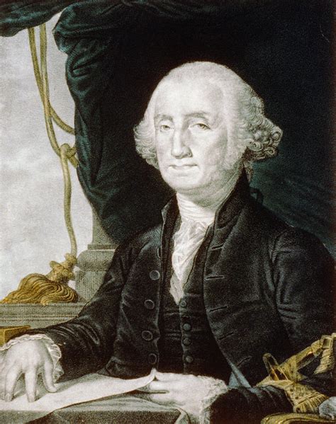 First President Of The United States Of America George Washington By