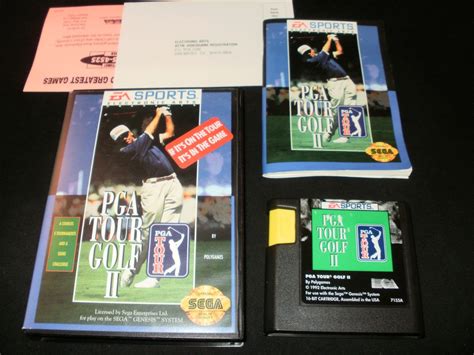 Pga Tour Golf Ii Sega Genesis Complete Cib