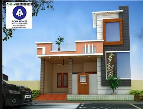 800 Sqft Modern Home Design India 1bhk House Plan 1000 500 Sq Ft In