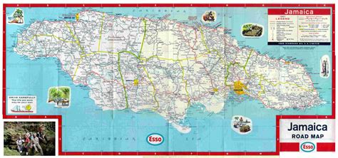 Jamaica Road Map Free Jamaican Road Maps Online