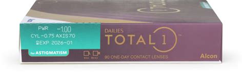DAILIES TOTAL1 For Astigmatism Linser Alcon Lensway