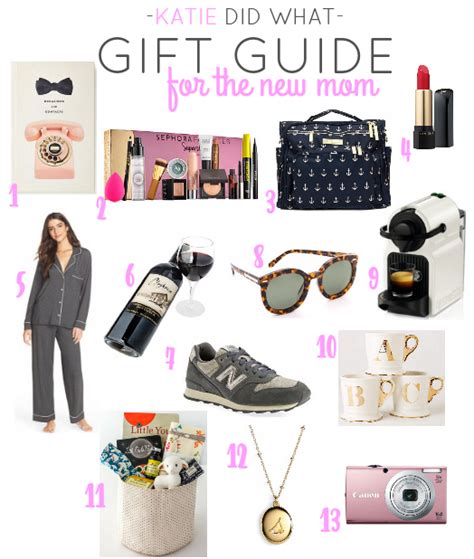 Maybe you would like to learn more about one of these? GIFT GUIDE FOR NEW MOMS - Katie Did What
