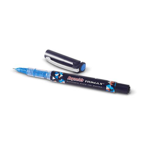 Reynolds Dtl Company Trimax Pen Blue Pack Of 4 With 4 Refill