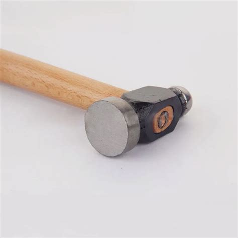 Round Head Hammer With Wooden Handle Jewelry Making Hammers Ideal For