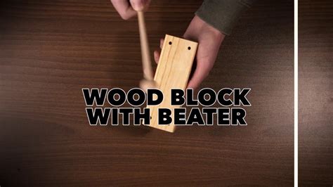 Wood Block Percussion Gear4music Demo Youtube