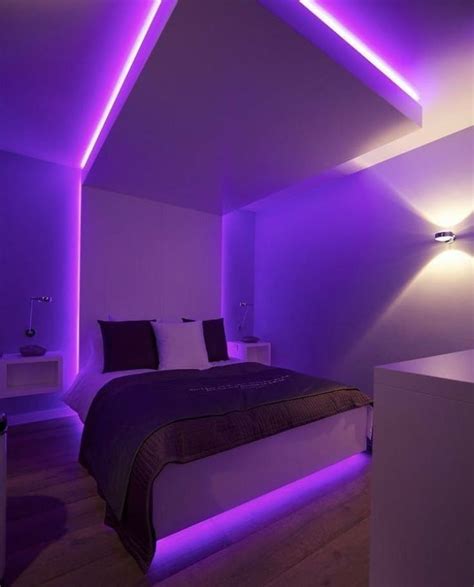 Rgb Strip Light Decoration In 2021 Led Lighting Bedroom Neon Bedroom