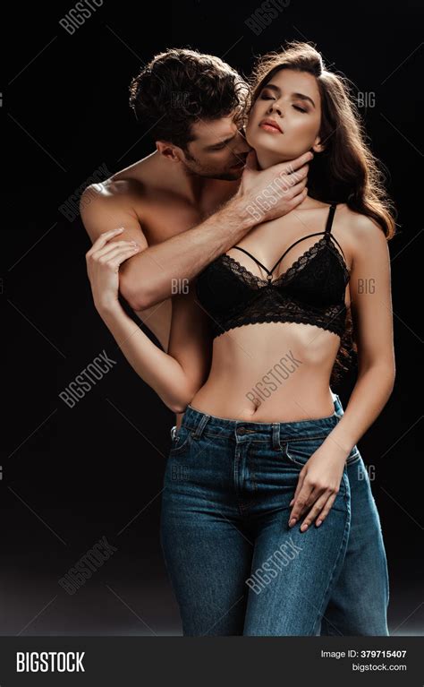Handsome Man Kissing Image And Photo Free Trial Bigstock