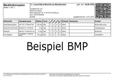 We did not find results for: Medikationsplan in der Hausarztpraxis - nun bundeseinheitlich